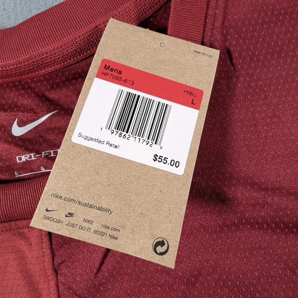 Nike Dri-FIT Men's Size Large Long-Sleeve Football Training‎ Top